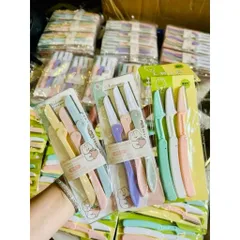 [Dao cạo lông mày] Set 3 dao cạo lông mày