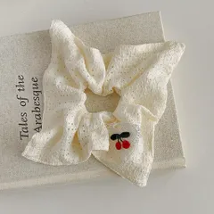 [Scrunchies] Scrunchies vuông cherry