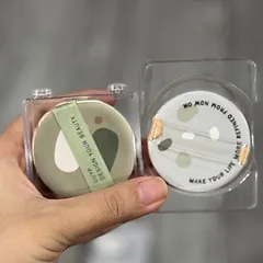 Bông mút kê tay tán nền, phấn nước, cushion hình tròn