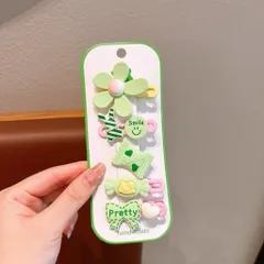 [Kẹp tóc] Set 5c kẹp hoa kẹo dễ thương