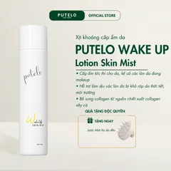 Lotion dạng xịt khoáng phun sương nâng cơ trẻ hóa da, cấp ẩm vượt trội, căng bóng da Wake up Skin Mist 150g