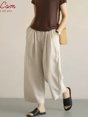 [HOT] Quần Bầu Kaki Bom Thụng Thời Trang Cạp Chun Đáp Bụng Mềm Có Khuy Chỉnh Bigsize