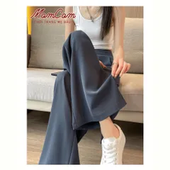 Quần Bầu Vải Tây Chất Gold Cao Cấp – Quần Bầu Ống Suông Dáng Dài Mềm Mịn, Công Sở