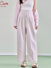 [HOT] Quần Bầu Bom Thụng Kaki Dây Rút Điều Chỉnh Size Thời Trang Hè Mặc Trước Sau Sinh