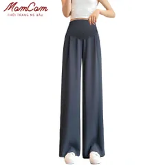 Quần Bầu Vải Tây Chất Gold Cao Cấp – Quần Bầu Ống Suông Dáng Dài Mềm Mịn, Công Sở