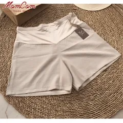 Quần Sooc Bầu Đũi Hàn Quốc Cho Mẹ Bầu Siêu Mát Thoáng Nhẹ Đáp Chun Điều Chỉnh Bụng Mặc Hè QS8