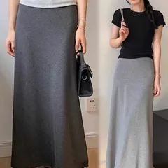 [HOT TREND] Chân Váy Bầu Dáng Dài Đuôi Cá, Nỉ Lông Thỏ Mềm Ấm Co Giãn, Cạp Chun Điều Chỉnh Bụng Bigsize Thu Đông