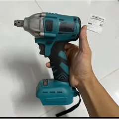 [Không Pin]Thân Máy Siết Bulong MKT Xanh 450Nm Lõi Đồng Không Chổi Than Sử Dụng Chân Pin Phổ Thông 4cm, Đầu 2in1