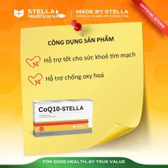 [Chính hãng] CoQ10-STELLA hỗ trợ chống oxy hóa, tốt cho sức khỏe tim mạch (Hộp/30viên)