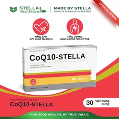 [Chính hãng] CoQ10-STELLA hỗ trợ chống oxy hóa, tốt cho sức khỏe tim mạch (Hộp/30viên)
