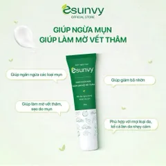 Sữa Rửa Mặt Esunvy Giúp Kiểm Soát Bã Nhờn Sạch Mụn Dùng Cho Mọi Loại Da Tuýp 50g - 150g TMP003