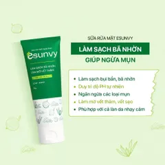 Sữa Rửa Mặt Esunvy Giúp Kiểm Soát Bã Nhờn Sạch Mụn Dùng Cho Mọi Loại Da Tuýp 50g - 150g TMP003