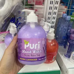 Nước rửa tay Puri Hương Lavender dạng chai bơm