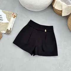 Quần sooc biên nhật Topshop thiết kế cao cấp kèm đai tag đồng xinh xắn - May0915