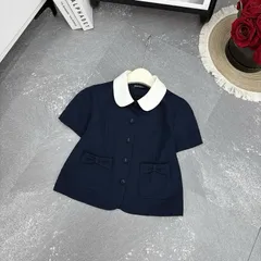 Áo sơ mi cộc tay phối cổ sen 2 túi trước thời trang, form áo croptop dễ mặc - May0915
