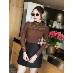 Áo len giữ nhiệt phối ren xinh 6300 - May0915