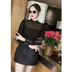 Áo len giữ nhiệt phối ren xinh 6300 - May0915