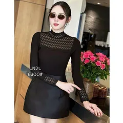 Áo len giữ nhiệt phối ren xinh 6300 - May0915