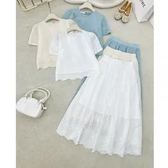 Sét váy thô boi cổ ngọc xinh xắn, chất thô mềm siêu mát, sét váy mặc nhóm cực xinh - May0915