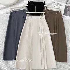 Váy xoè công sở dài 90cm chất liệu siêu đẹp form dáng trẻ trung dễ mix đồ - May0915