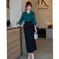 Áo sơ mi tay lỡ cổ bẻ - Thiết kế thanh lịch, phong cách hiện đại - May0915