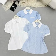 Áo sơ mi công sở HD phối cổ trẻ trung, thiết kế đơn giản dễ mặc - May0915