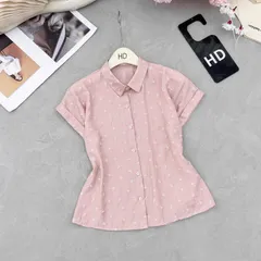 Áo sơ mi công sở HD - Thiết kế tay ngắn, màu sắc trẻ trung, phong cách thanh lịch - May0915