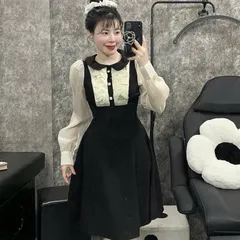 SALE - Váy xoè phối tơ cổ sen xinh xắn, form xoè nhẹ trẻ trung thanh lịch - May0915