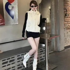Áo phao gile nữ A9348 có mũ tháo rời form dáng trẻ trung siêu đẹp - May0915