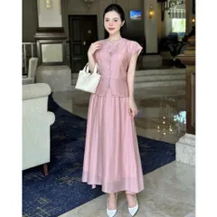 Sét váy đũi tằm siêu hot, sét váy đi biển cực xinh - Nữ Women - May0915