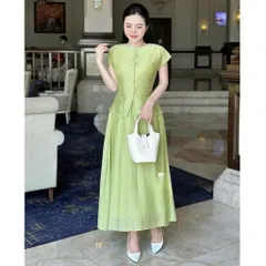 Sét váy đũi tằm siêu hot, sét váy đi biển cực xinh - Nữ Women - May0915