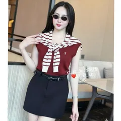 Áo len mongtoghi kèm khăn siêu xinh thời trang - May0915