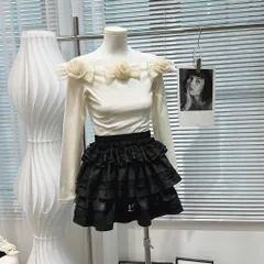 Áo thun trễ vai đính nơ hoa cực xinh - Mây Boutique HN