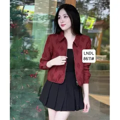Áo khoác nữ QC cao cấp 8611 cổ bẻ siêu nhẹ, gọn dáng, thời trang - May0915