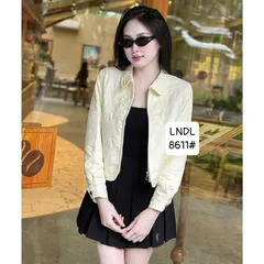 Áo khoác nữ QC cao cấp 8611 cổ bẻ siêu nhẹ, gọn dáng, thời trang - May0915