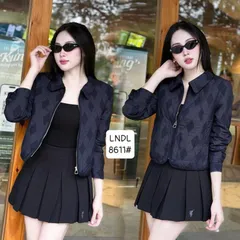 Áo khoác nữ QC cao cấp 8611 cổ bẻ siêu nhẹ, gọn dáng, thời trang - May0915