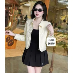 Áo khoác nữ QC cao cấp 8611 cổ bẻ siêu nhẹ, gọn dáng, thời trang - May0915