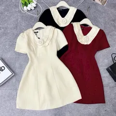 Váy chữ a 7 mảnh tôn dáng, hàng 2 lớp ép mùng đẹp - May0915