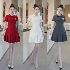Váy xếp ly đuôi cá trẻ trung tôn dáng, mặc đi làm đi chơi đều xinh - May0915