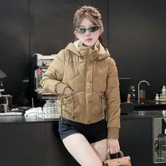 Áo phao nữ NY A9318 siêu ấm form dáng đẹp mũ tháo rời - May0915