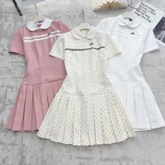 Váy xếp li đuôi cá cổ sen trẻ trung tôn dáng. Váy mặc đi làm đi chơi đều đẹp - May0915