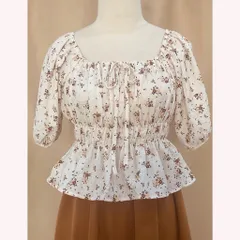 Sét váy hoa nhí tiểu thư, áo mặc được 2 kiểu trễ vai và cổ tròn - Mây Boutique