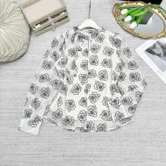 Áo sơ mi công sở hoạ tiết cổ nơ lệch - May0915