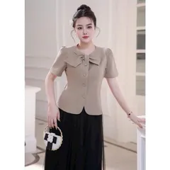 Áo sơ mi công sở chuẩn form đơn giản dễ mặc - May0915