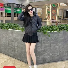 Áo khoác phao lót lông siêu nhẹ ấm áp mã 8888