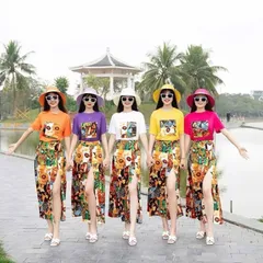 Sét váy đi chơi, đi biển, đồng phục nhóm - May0915