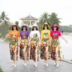 Sét váy đi chơi, đi biển, đồng phục nhóm - May0915