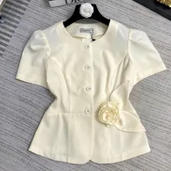 Áo ký giả hoa eo tôn dáng đơn giản dễ mặc - May0915