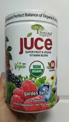 Bôt trái cây rau củ hữu cơ terra Kai organics Juce Super Fruit,veggie vitamin Blend.Hàng mỹ.