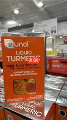 Nước uống tinh chất nghệ tươi Qunol Liquid Turmeric 1000mg 900ml - hàng xách tay